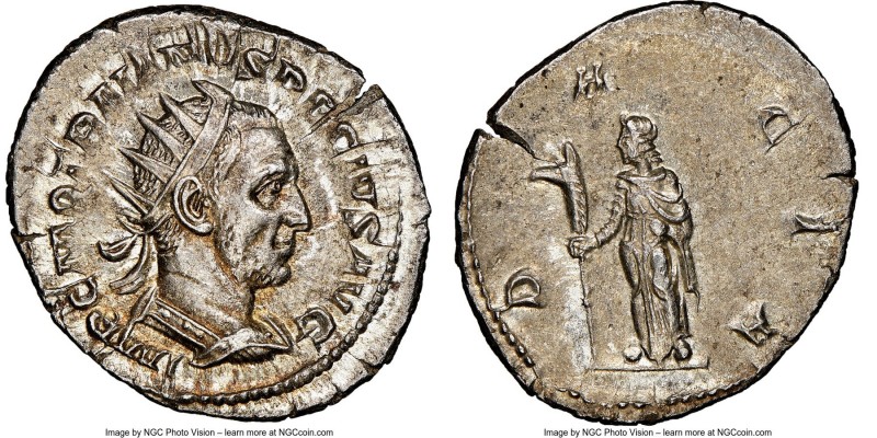 Trajan Decius (AD 249-251). AR antoninianus (25mm, 4.47 gm, 12h). NGC MS 5/5 - 4...