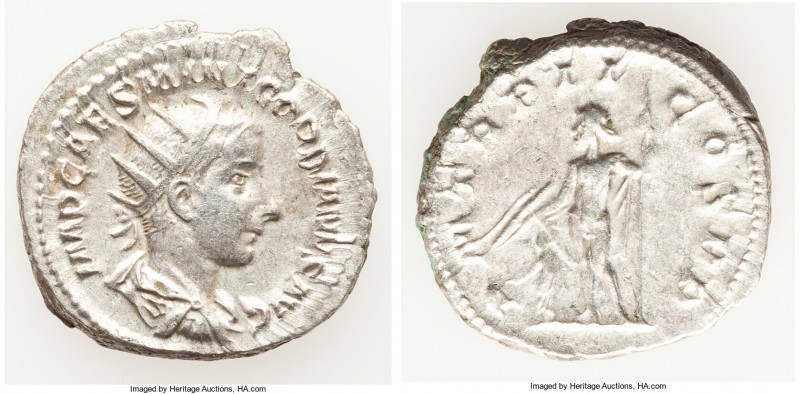 Gordian III (AD 238-244). AR antoninianus (23mm, 4.82 gm, 12h). XF. Rome, AD 239...