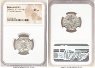 Gallienus, joint reign (AD 253-268). BI antoninianus (23mm, 5h). NGC XF S. Lugdunum. GALLIENVS P F AVG, radiate, cuirassed bust of Gallienus left, spe...