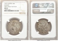 Olmutz. Karl II 15 Kreuzer 1693 MS62 NGC, KM231.6. Two-tablet bottom. 

HID09801242017

© 2020 Heritage Auctions | All Rights Reserve