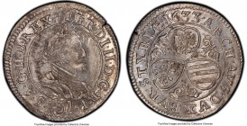 Ferdinand II 3 Kreuzer 1633 MS61 PCGS, Graz mint, KM709. 

HID09801242017

© 2020 Heritage Auctions | All Rights Reserve