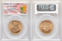 George V gold 10 Dollars 1913 MS63 PCGS, Ottawa mint, KM27. AGW 0.4838 oz. 

HID09801242017

© 2020 Heritage Auctions | All Rights Reserve