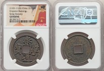 Northern Song Dynasty. Hui Zong (960-1027) 10-Piece Lot of Certified 10 Cash ND (1101-1125) Genuine NGC, Includes various types, as pictured. Sold as ...
