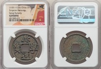 Northern Song Dynasty. Hui Zong (960-1027) 10-Piece Lot of Certified 10 Cash ND (1101-1125) Genuine NGC, Average grade XF. Sold as is, no returns. 
...