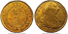 Charles IV gold 4 Escudos 1790 P-SF XF40 NGC, Popayan mint, KM52.2, Restrepo-92.1. One year type. AGW 0.3807 oz. 

HID09801242017

© 2020 Heritage...