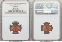 Prussia 6-Piece Lot of Certified Assorted Pfennigs NGC, 1) Friedrich Wilhelm IV Pfennig 1855-A - MS67 Red and Brown, Berlin mint, KM451 2) Friedrich W...