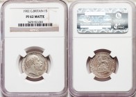 Edward VII Matte Proof Shilling 1902 PR62 NGC, KM800. Taupe-gray toning. 

HID09801242017

© 2020 Heritage Auctions | All Rights Reserve