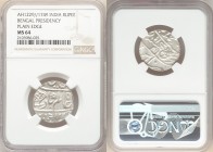 British India. Bengal Presidency 3-Piece Lot of Certified Rupees AH 1229 Year 17/49 (1815) NGC, Benares mint, KM41. Plain edge. Grades range from UNC ...