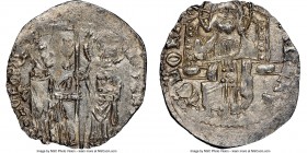 Venice. Francesco Foscari Grosso ND (1423-1457) MS64 NGC, Doge standing right, St Mark facing holding banner between / Christ enthroned facing. 

HI...