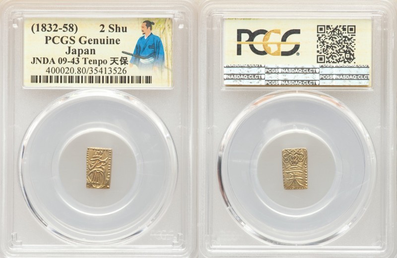 4-Piece Lot of Certified Assorted Issues Genuine PCGS, 1) Tempo gold 2 Shu ND (1...