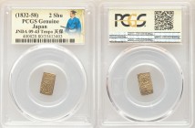 4-Piece Lot of Certified Assorted Issues Genuine PCGS, 1) Tempo gold 2 Shu ND (1832-1858), KM-C18, JNDA 09-43 2) Kaei Shu ND (1853-1865), KM-C12, JNDA...