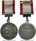 "Yook Young Music Festival Competition" silver Award Medal ND UNC, 50mm with suspension and red and white ribbon, housed in the original case. A quite...