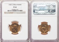 Elizabeth II gold Proof Pound 1958 PR64 NGC, KM54. Mintage: 515. AGW 0.2355 oz. 

HID09801242017

© 2020 Heritage Auctions | All Rights Reserve