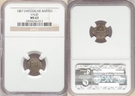 Vaud. Canton Rappen 1807 MS63 NGC, KM12. 

HID09801242017

© 2020 Heritage Auctions | All Rights Reserve