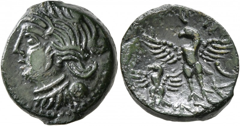 CELTIC, Northwest Gaul. Carnutes. Vandiilos, circa 50-30 BC. AE (Bronze, 16 mm, ...