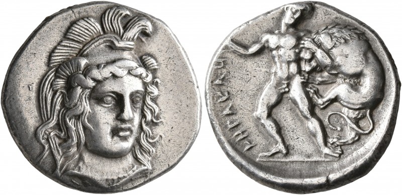 LUCANIA. Herakleia. Circa 390-340 BC. Didrachm or Nomos (Silver, 22 mm, 7.63 g, ...