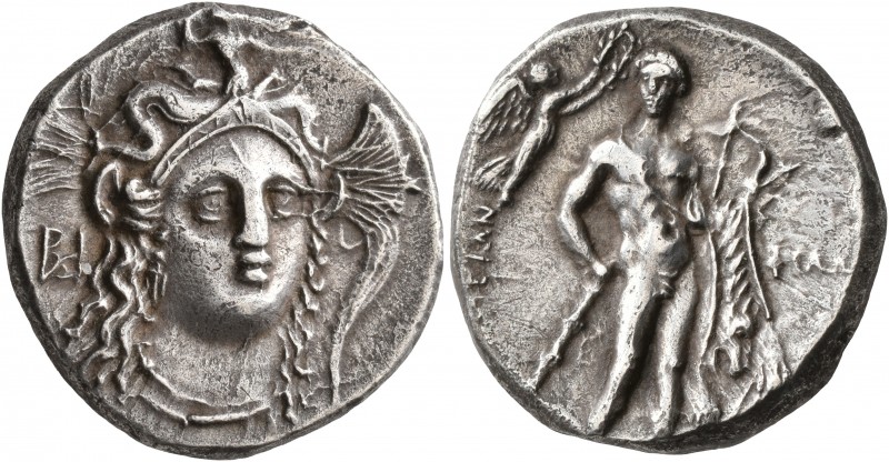 LUCANIA. Herakleia. Circa 281-278 BC. Didrachm or Nomos (Silver, 20 mm, 7.76 g, ...