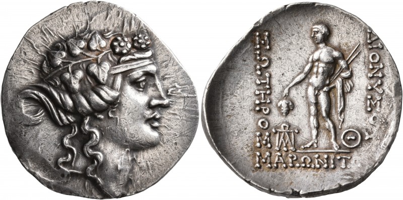 THRACE. Maroneia. Circa 189/8-49/5 BC. Tetradrachm (Silver, 32 mm, 16.71 g, 12 h...