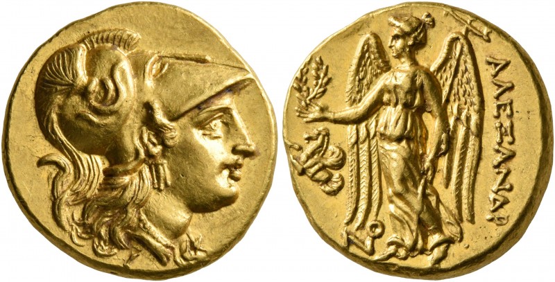 KINGS OF MACEDON. Alexander III ‘the Great’, 336-323 BC. Stater (Gold, 18 mm, 8....