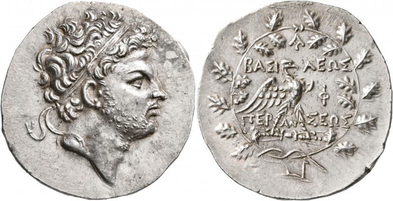 KINGS OF MACEDON. Perseus, 179-168 BC. Tetradrachm (Silver, 35 mm, 16.78 g, 12 h...