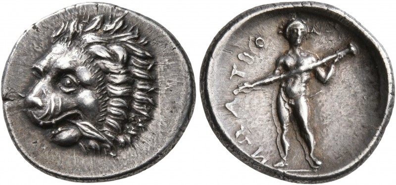 THESSALY. Oitaioi. Circa 360s-340s BC. Hemidrachm (Silver, 17 mm, 2.83 g, 12 h),...