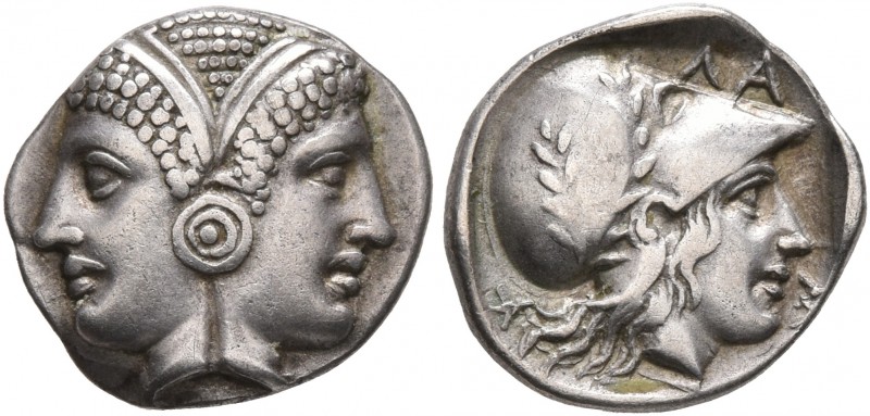 MYSIA. Lampsakos. Circa 400-334 BC. Diobol (Silver, 12 mm, 1.29 g, 2 h). Diademe...