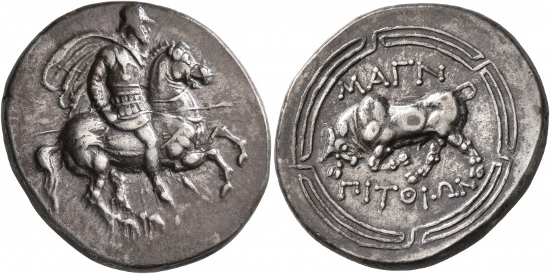 IONIA. Magnesia ad Maeandrum. Circa 350-325 BC. Tetradrachm (Silver, 28 mm, 15.1...