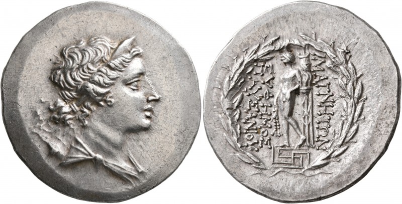 IONIA. Magnesia ad Maeandrum. Circa 155-145 BC. Tetradrachm (Silver, 33 mm, 16.9...