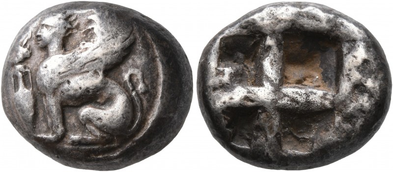 ISLANDS OFF IONIA, Chios. Circa 435-425 BC. Didrachm (Silver, 17 mm, 7.94 g). Sp...