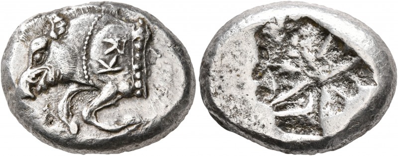 DYNASTS OF LYCIA. Kybernis (?), circa 500-480 BC. Stater (Silver, 20 mm, 9.44 g)...