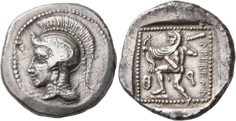 DYNASTS OF LYCIA. Erbbina, circa 400-390 BC. Stater (Silver, 23 mm, 8.39 g, 6 h)...