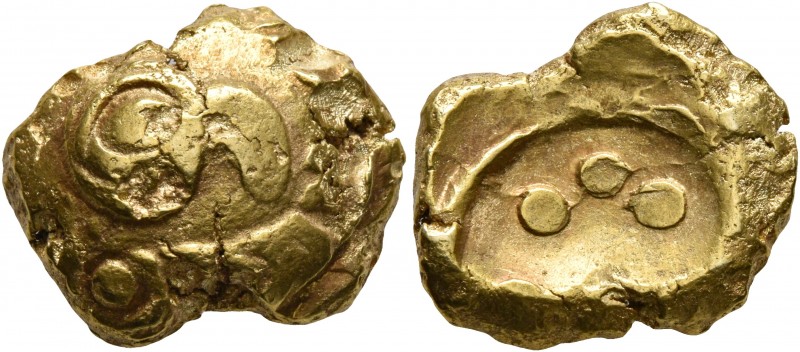 CELTIC, Central Europe. Vindelici. 1st century BC. Stater (Gold, 16 mm, 7.00 g),...