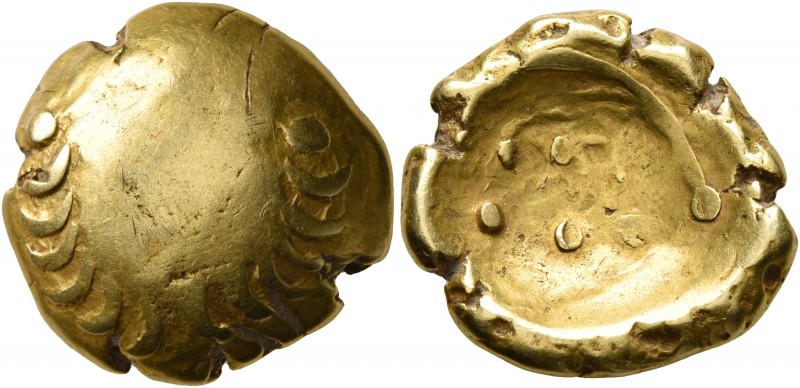 CELTIC, Central Europe. Vindelici. 1st century BC. Stater (Gold, 17 mm, 7.59 g),...