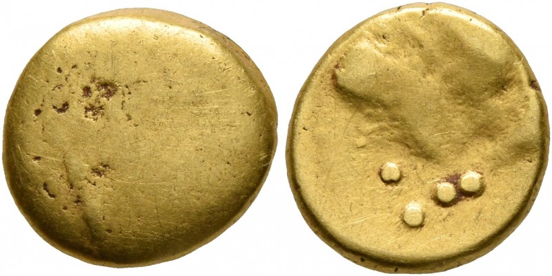 CELTIC, Central Europe. Vindelici. 1st century BC. 1/4 Stater (Gold, 10 mm, 2.05...