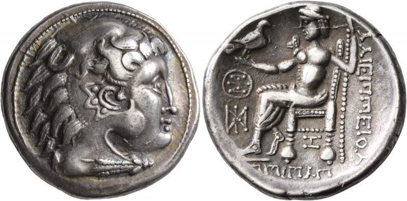 CELTIC, Lower Danube. Uncertain tribe. 3rd century BC. Tetradrachm (Silver, 27 m...