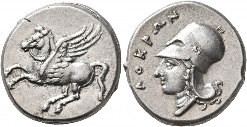 BRUTTIUM. Lokroi Epizephyrioi. Circa 350-275 BC. Stater (Silver, 22 mm, 8.65 g, ...