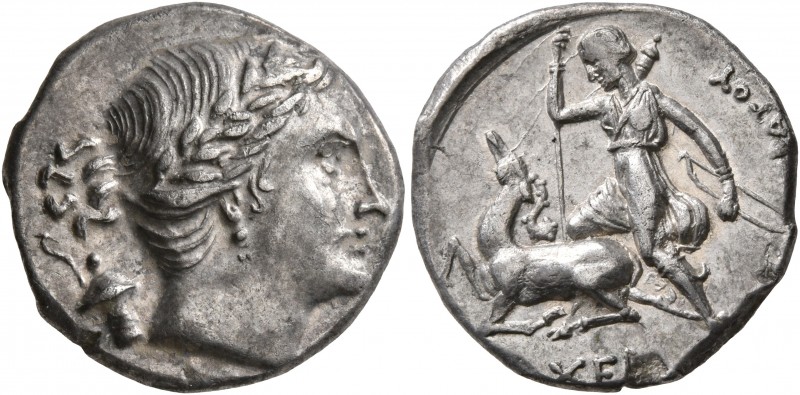 TAURIC CHERSONESOS. Chersonesos. Circa 210-200 BC. Drachm (Silver, 18 mm, 3.75 g...