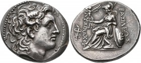 KINGS OF THRACE. Lysimachos, 305-281 BC. Tetradrachm (Silver, 29 mm, 17.08 g, 12 h), Magnesia ad Maeandrum, 297/6-282/1. Diademed head of Alexander th...