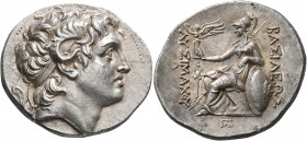 KINGS OF THRACE. Lysimachos, 305-281 BC. Tetradrachm (Silver, 31 mm, 17.28 g, 1 h), Pergamon, circa 287-282/1. Diademed head of Alexander the Great to...