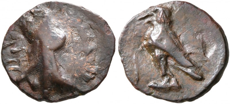 KINGS OF ARMENIA. Artaxias I, 190-160 BC. Chalkous (Bronze, 13 mm, 1.00 g, 12 h)...