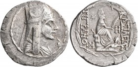 KINGS OF ARMENIA. Tigranes II ‘the Great’, 95-56 BC. Tetradrachm (Silver, 30 mm, 15.95 g, 1 h), Tigranokerta, circa 80-68. Draped bust of Tigranes II ...