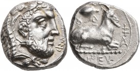CYPRUS. Salamis. Evagoras I, circa 411-374 BC. Stater (Silver, 21 mm, 11.13 g, 9 h). [&#67585;&#67588;[&#67634;&#67597;&#67622; ('e-u-wa-ko-ro' in Cyp...
