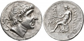 SELEUKID KINGS OF SYRIA. Antiochos II Theos, 261-246 BC. Tetradrachm (Silver, 29 mm, 16.63 g, 8 h), Seleukeia on the Tigris. Diademed head of Antiocho...