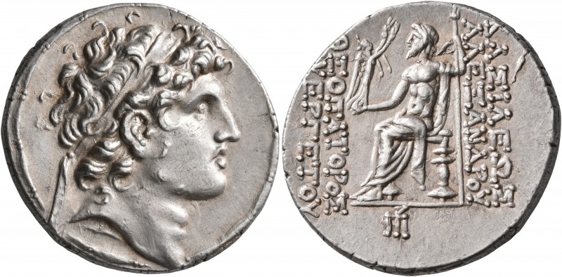 SELEUKID KINGS OF SYRIA. Alexander I Balas, 152-145 BC. Tetradrachm (Silver, 29 ...