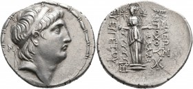 SELEUKID KINGS OF SYRIA. Antiochos VII Euergetes (Sidetes), 138-129 BC. Tetradrachm (Silver, 31 mm, 16.89 g, 12 h), Mallos. Diademed head of Antiochos...