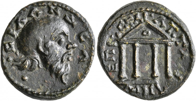 LYDIA. Silandus. Pseudo-autonomous issue. Hemiassarion (Orichalcum, 18 mm, 4.55 ...