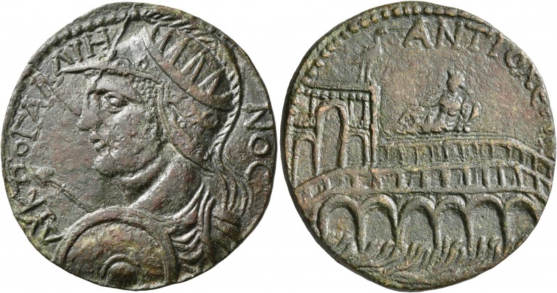 CARIA. Antiochia ad Maeandrum. Gallienus, 253-268. Hexassarion (Bronze, 33 mm, 1...
