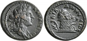 PHRYGIA. Laodicea ad Lycum. Pseudo-autonomous issue. Assarion (Bronze, 21 mm, 5.50 g, 6 h), Po. Ailios Dionysios Sabinianos, magistrate, circa 139-147...