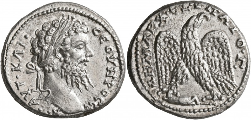 SYRIA, Seleucis and Pieria. Antioch. Septimius Severus, 193-211. Tetradrachm (Si...