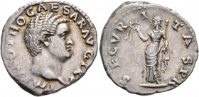 Otho, 69. Denarius (Silver, 20 mm, 3.38 g, 7 h), Rome, 15 January-16 April 69. IMP M OTHO CAESAR AVG TR P Bare head of Otho to right. Rev. SECVRITAS P...